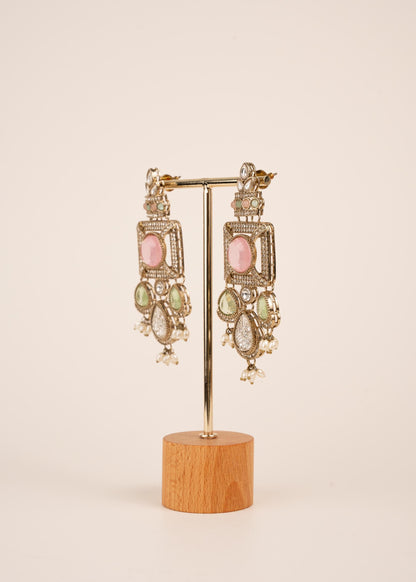 Handcrafted Antique Earrings/ Antique Jewelry/ Statemnet Earrings/ Party Wear Ethnic Jewelry/ High End Bollywood Jewellery/ Bridal Jewellery (etsy image id: 7865009680)