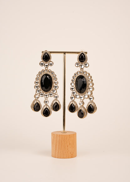 Antique Polki statement Earrings/ Indian Earrings/ Antique Traditional Jhumkas/ Bollowood Jewelry/ High Quality/ Stone Earrings/ Luxury (etsy image id: 7865038162)