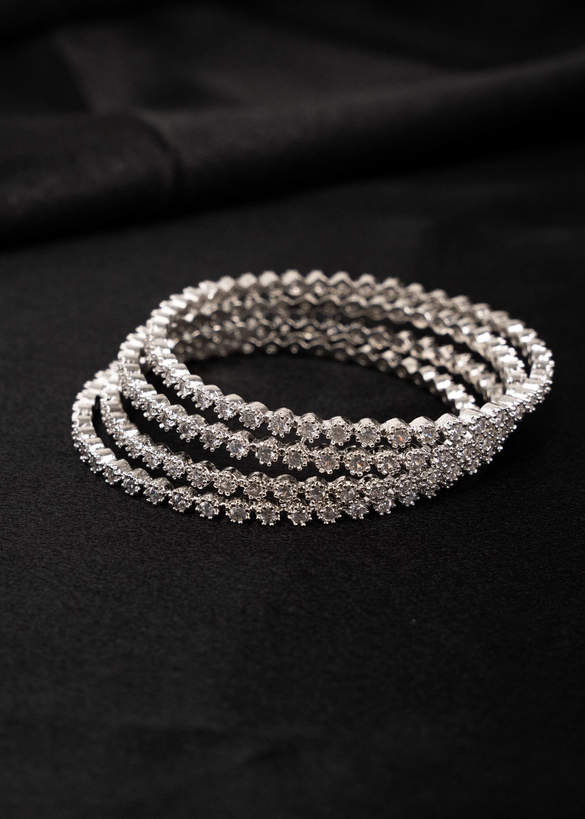 American Diamond Bangles/ CZ Diamond Bangles/ Bollywood style Bangles/ Premium Fashion Bangles/ Kundan AD Bangles/ Wedding Wear Bangles/ (etsy image id: 7865076664)