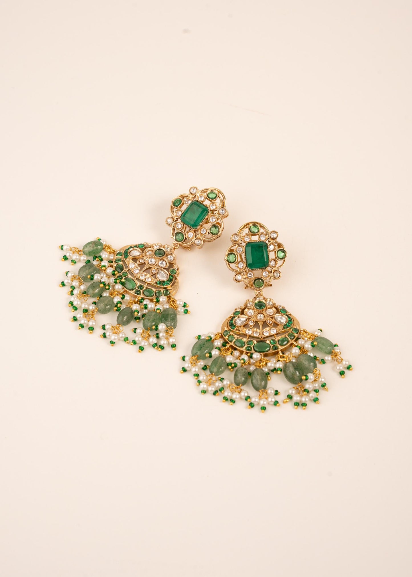 Premium Quality Kundan Necklace Set/ Indian Jewelry/ Indian Bridal Set/ Bridal Jwelery/ Mint/ Green/ Ruby (etsy image id: 7873499679)