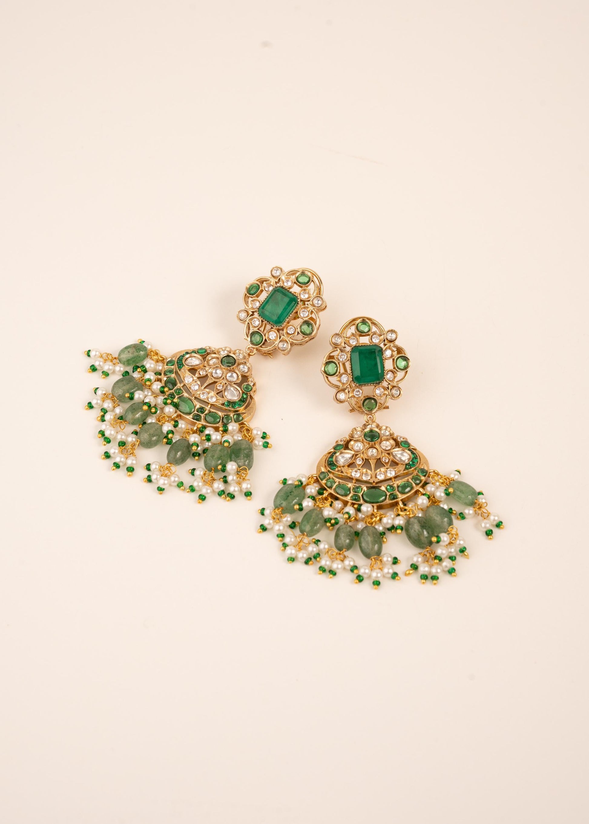 Premium Quality Kundan Necklace Set/ Indian Jewelry/ Indian Bridal Set/ Bridal Jwelery/ Mint/ Green/ Ruby (etsy image id: 7873499679)