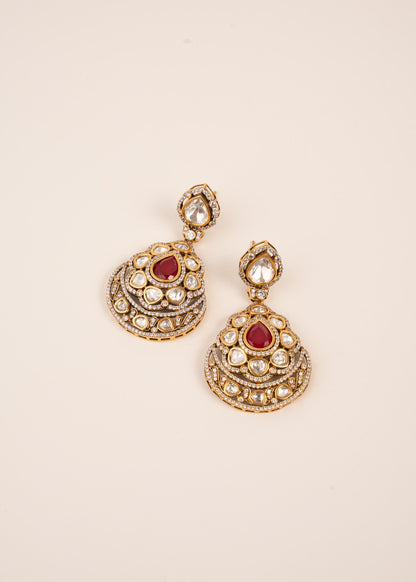 Sabyasachi Inspired Uncut Kundan Choker Necklace Set/ Indian Bridal Jewellery Set/ Indian Jewelry