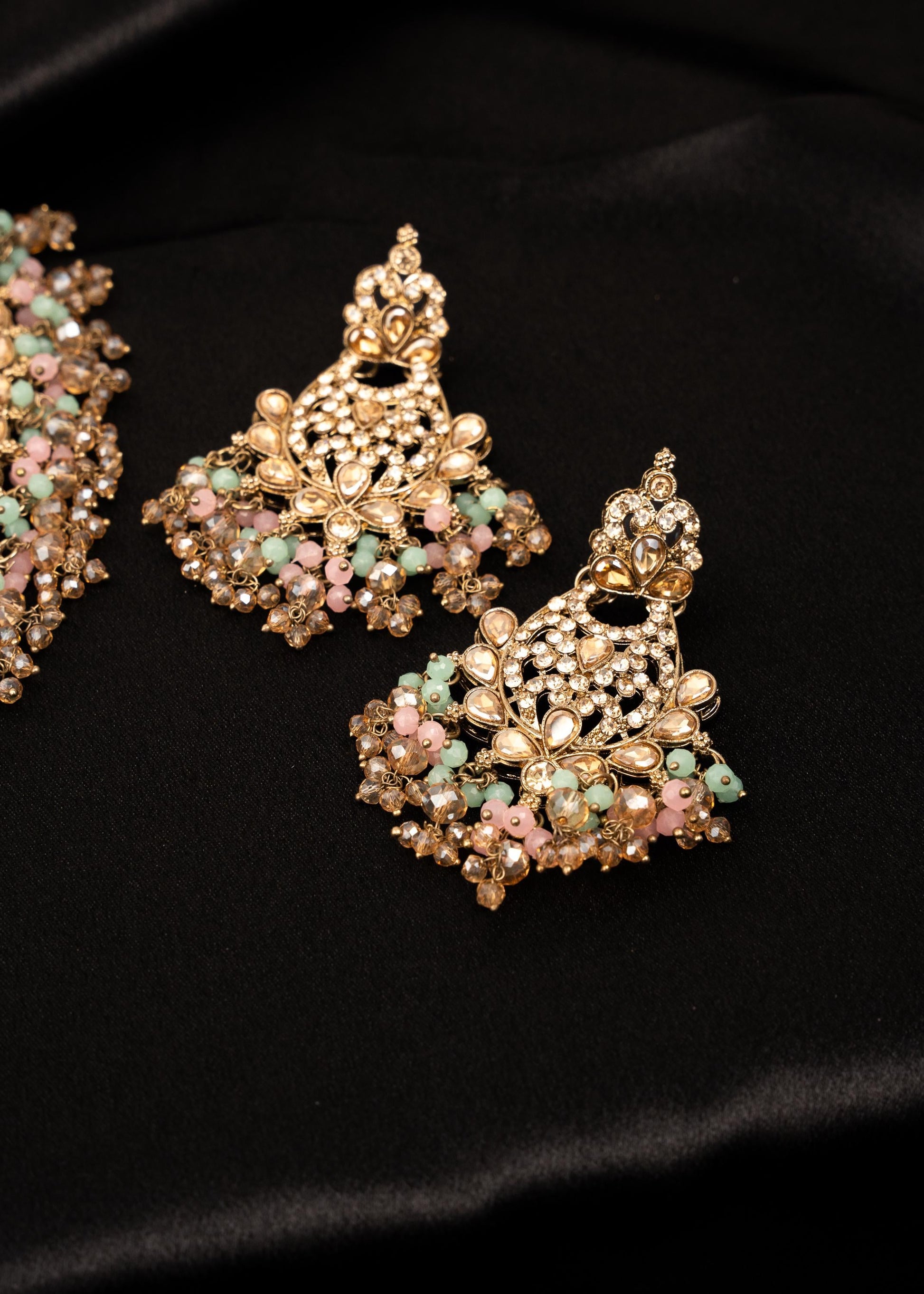 Antique Kundan Polki Necklace Set/ Indian Wedding Jewelry/ Statement Bridal Necklace/ Bollywood Jewellery/ Pakistani Jewelry/ Meenakari (etsy image id: 7893057796)