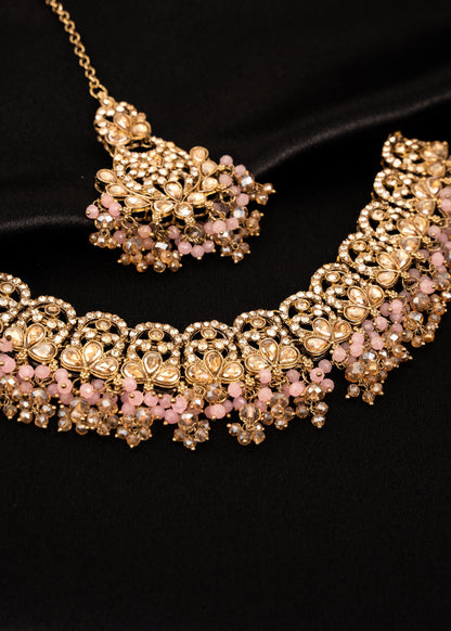 Antique Kundan Polki Necklace Set/ Indian Wedding Jewelry/ Statement Bridal Necklace/ Bollywood Jewellery/ Pakistani Jewelry/ Meenakari (etsy image id: 7893057816)