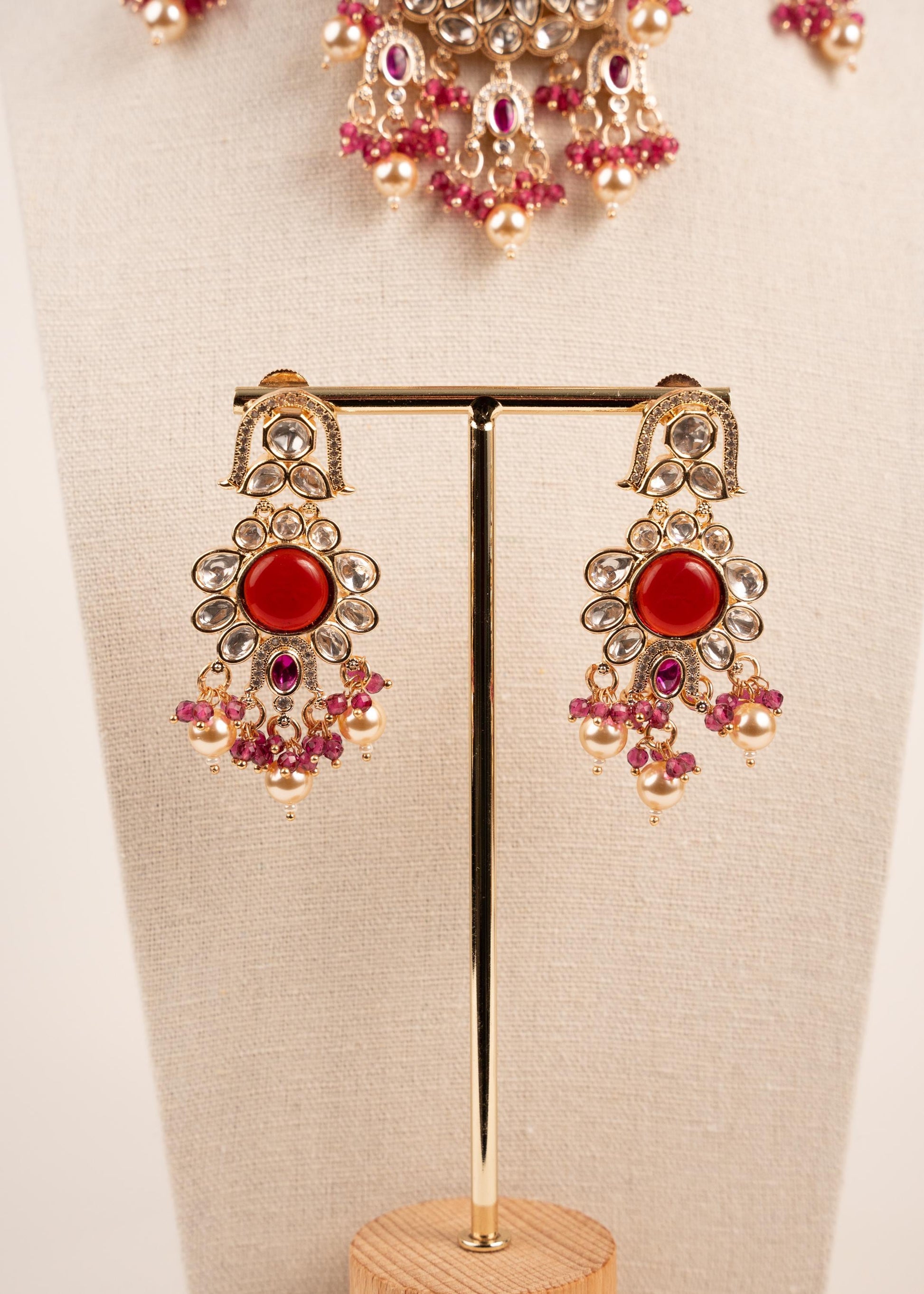 Royal Kundan Choker Necklace Set/ Indian Jewelry/ Bridal Jewelry Set/ Pakistani Jewelry/ Imitation Kundan Choker Necklace Set/ Bollywood (etsy image id: 7896575948)