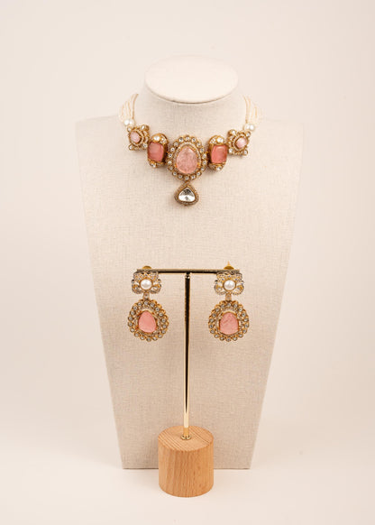 Premium Kundan Choker Necklace Set/ Bridal Kundan Jewelry Set/ Statement Bridal Jewelry for Women/ Indian Wedding Necklace/ Traditional (etsy image id: 7896618468)