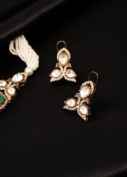 High Quality Kundan Choker Set/ Bridal Jewelry Set/ Indian Jewelry/ Wedding Necklace Set for Women/ Indian Kundan Choker Set (etsy image id: 7896712096)