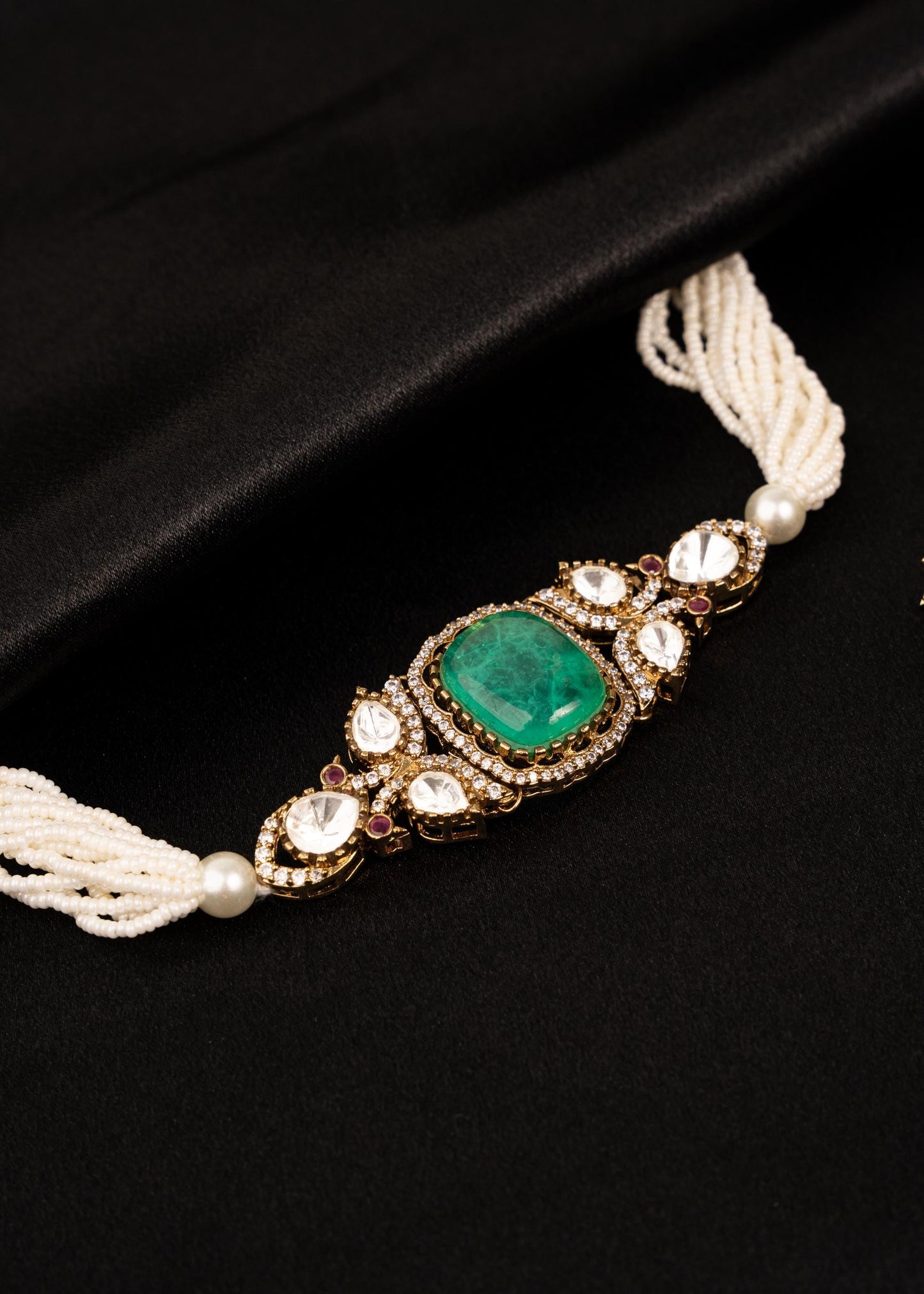 High Quality Kundan Choker Set/ Bridal Jewelry Set/ Indian Jewelry/ Wedding Necklace Set for Women/ Indian Kundan Choker Set (etsy image id: 7896712102)