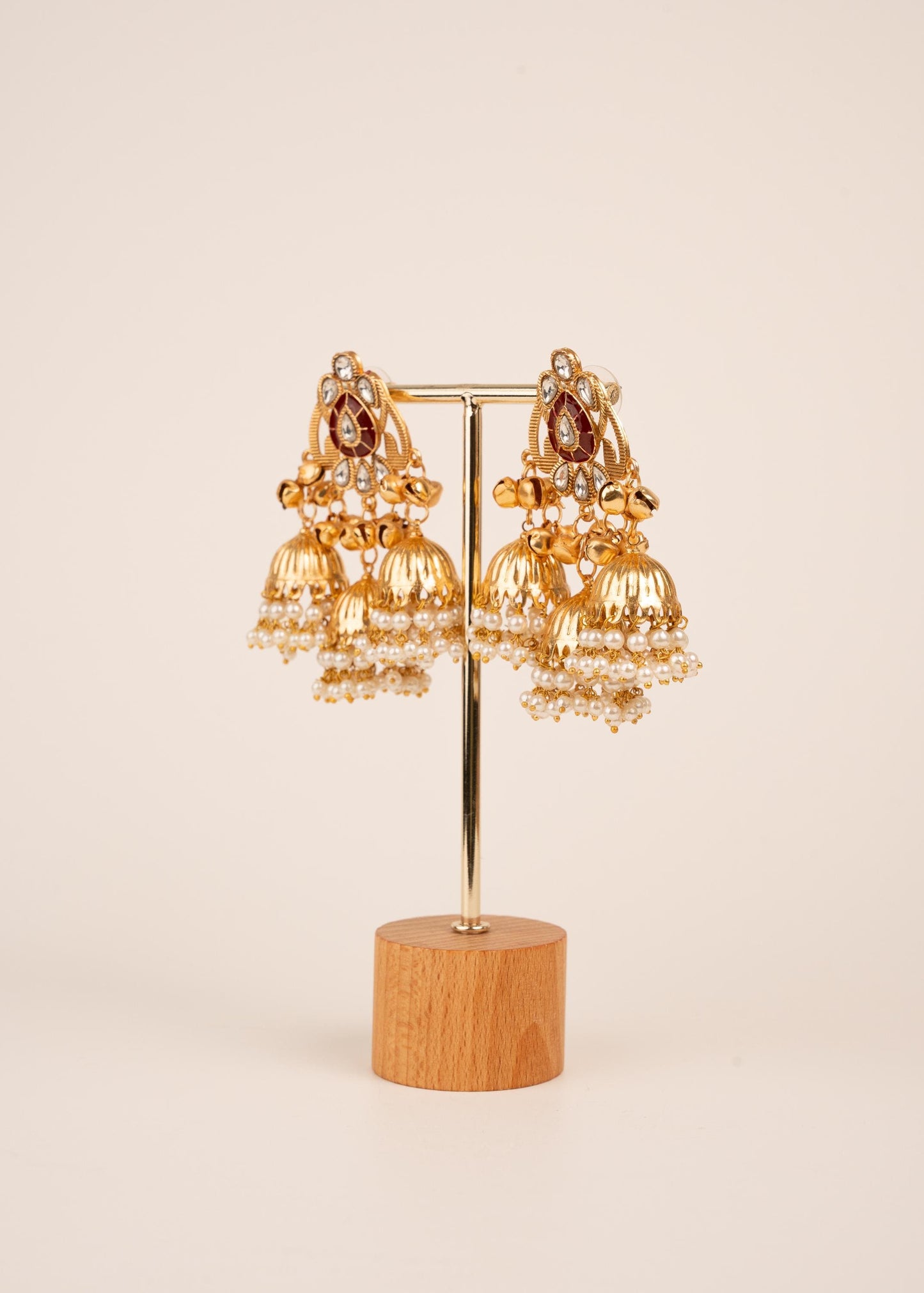 Kashmiri Ghungroo Earrings/ Kashmiri Jewelry/ Party wear Earrings/ Statemnet Earrings/ Viral Kashmiri Jewelry/ Indian Jewellery/ Jhumkas (etsy image id: 7912889709)