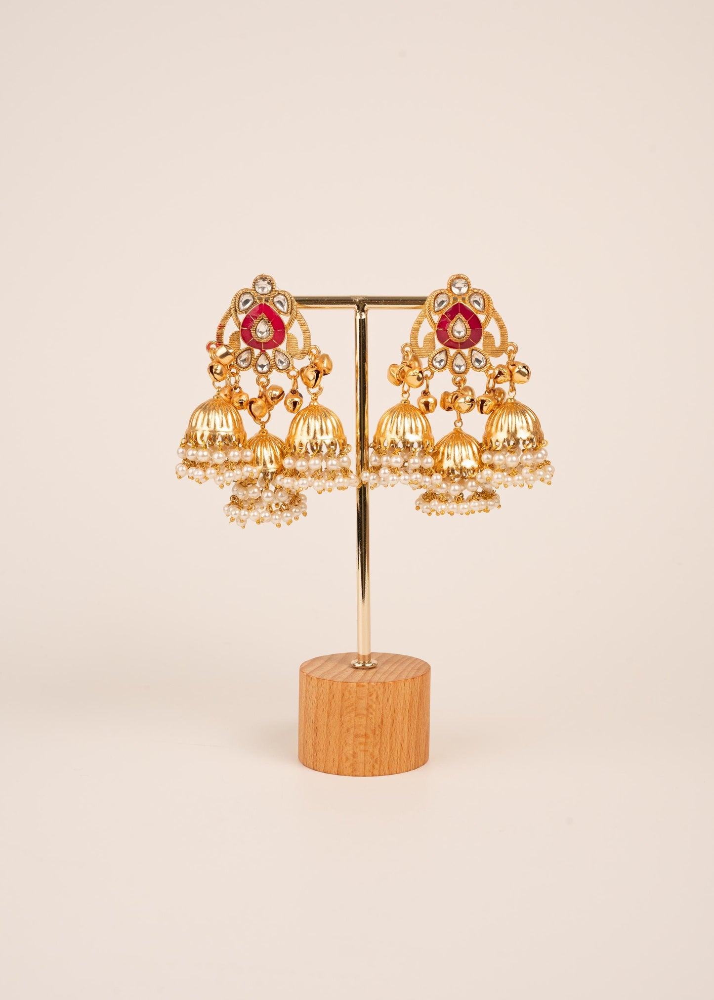 Kashmiri Ghungroo Earrings/ Kashmiri Jewelry/ Party wear Earrings/ Statemnet Earrings/ Viral Kashmiri Jewelry/ Indian Jewellery/ Jhumkas (etsy image id: 7912889733)