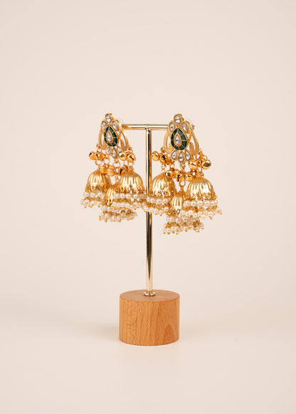 Kashmiri Ghungroo Earrings/ Kashmiri Jewelry/ Party wear Earrings/ Statemnet Earrings/ Viral Kashmiri Jewelry/ Indian Jewellery/ Jhumkas (etsy image id: 7912889807)