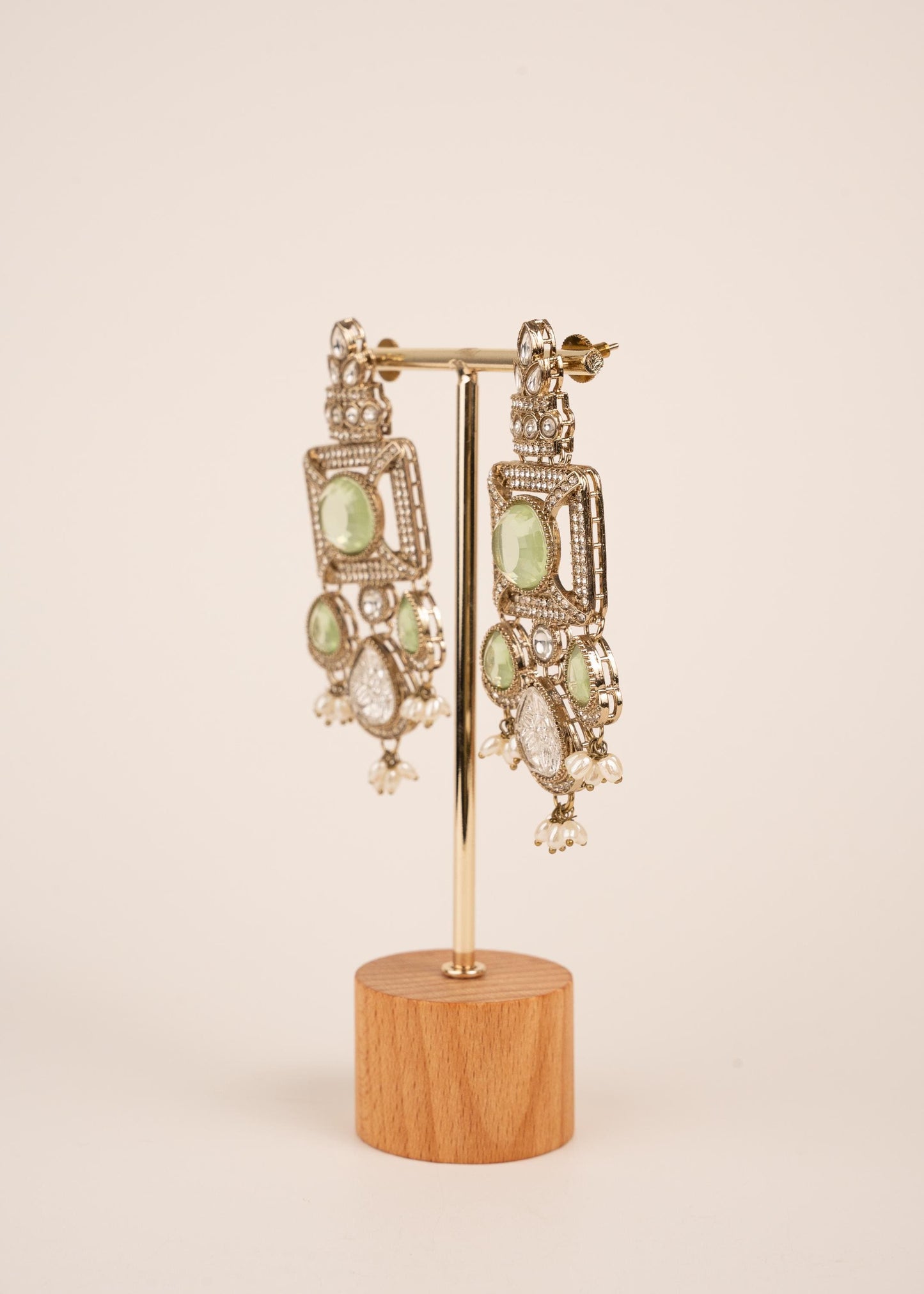 Handcrafted Antique Earrings/ Antique Jewelry/ Statemnet Earrings/ Party Wear Ethnic Jewelry/ High End Bollywood Jewellery/ Bridal Jewellery (etsy image id: 7912961563)