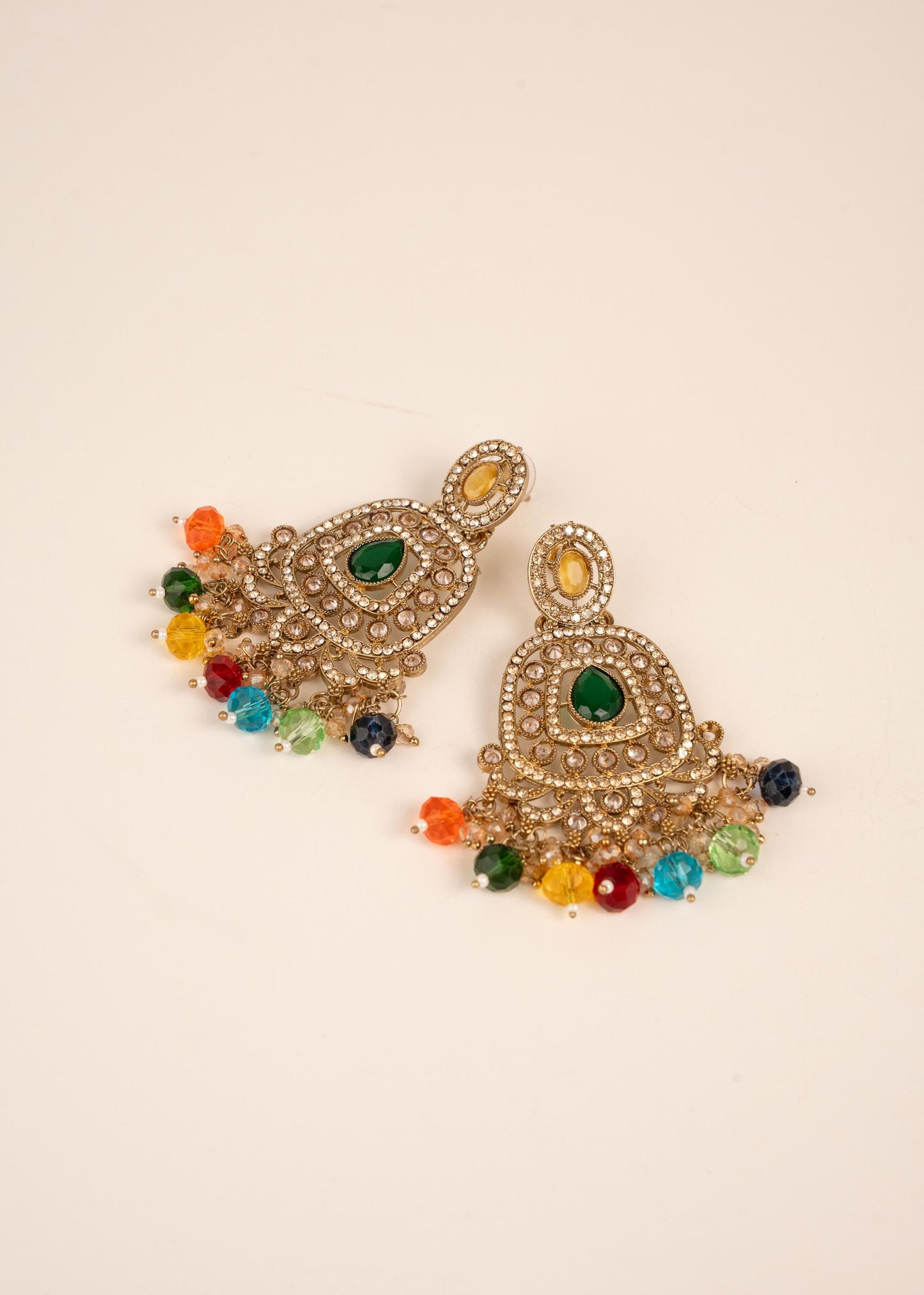 Premium Antique Earrings/ Antique Gold Earrings/ Polki Earrings/ Statemnet Earrings/ Traditional Earrings/ Indian Wedding Jewelry (etsy image id: 7913000927)