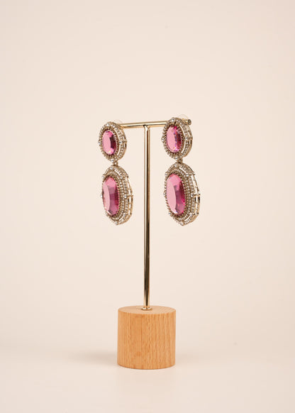 Statement Kundan Drops/ Celebrity Inspired Earrings/ Elegant Kundan Hoops/ Viral Kundan Earrings/ Indo Western Kundan Earrings/ Royal Kundan (etsy image id: 7913016033)
