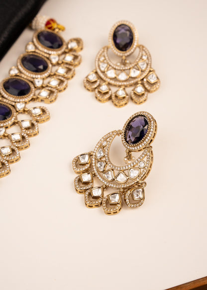 Premium Kundan Choker Necklace Set/ Indian Jewelry/ Antique Jewellery/ Bridal Kundan Jewellry/ Bollywood (etsy image id: 7936797573)