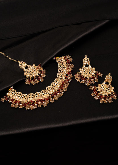 Antique Kundan Polki Necklace Set/ Indian Wedding Jewelry/ Statement Bridal Necklace/ Bollywood Jewellery/ Pakistani Jewelry/ Meenakari (etsy image id: 7941014431)