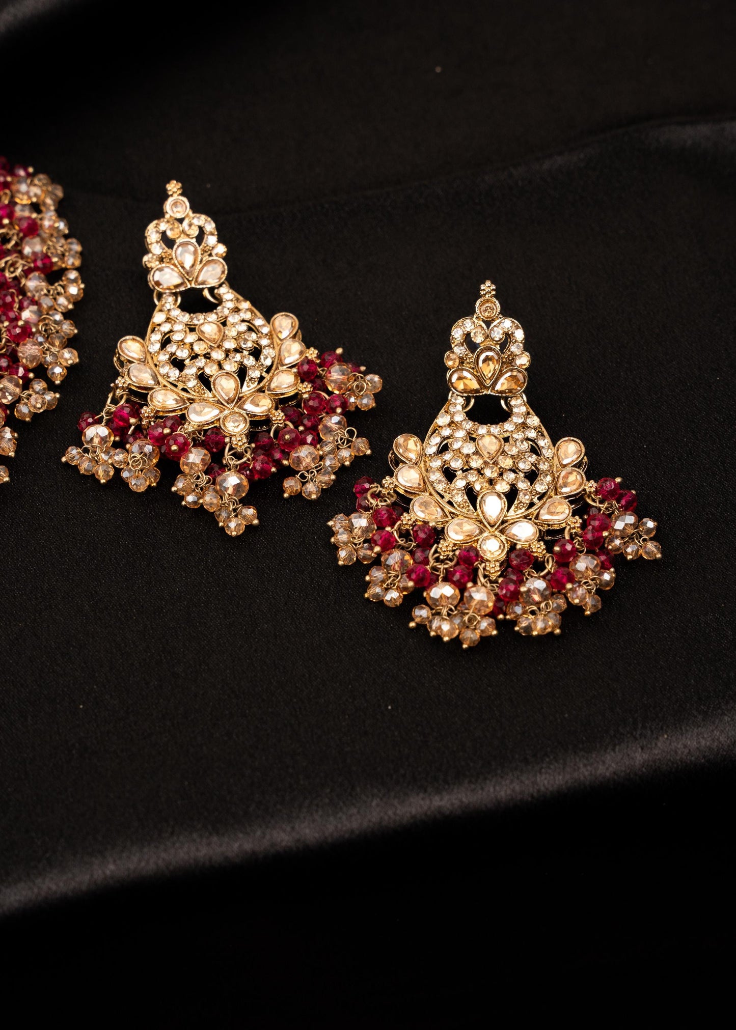 Antique Kundan Polki Necklace Set/ Indian Wedding Jewelry/ Statement Bridal Necklace/ Bollywood Jewellery/ Pakistani Jewelry/ Meenakari (etsy image id: 7941014591)