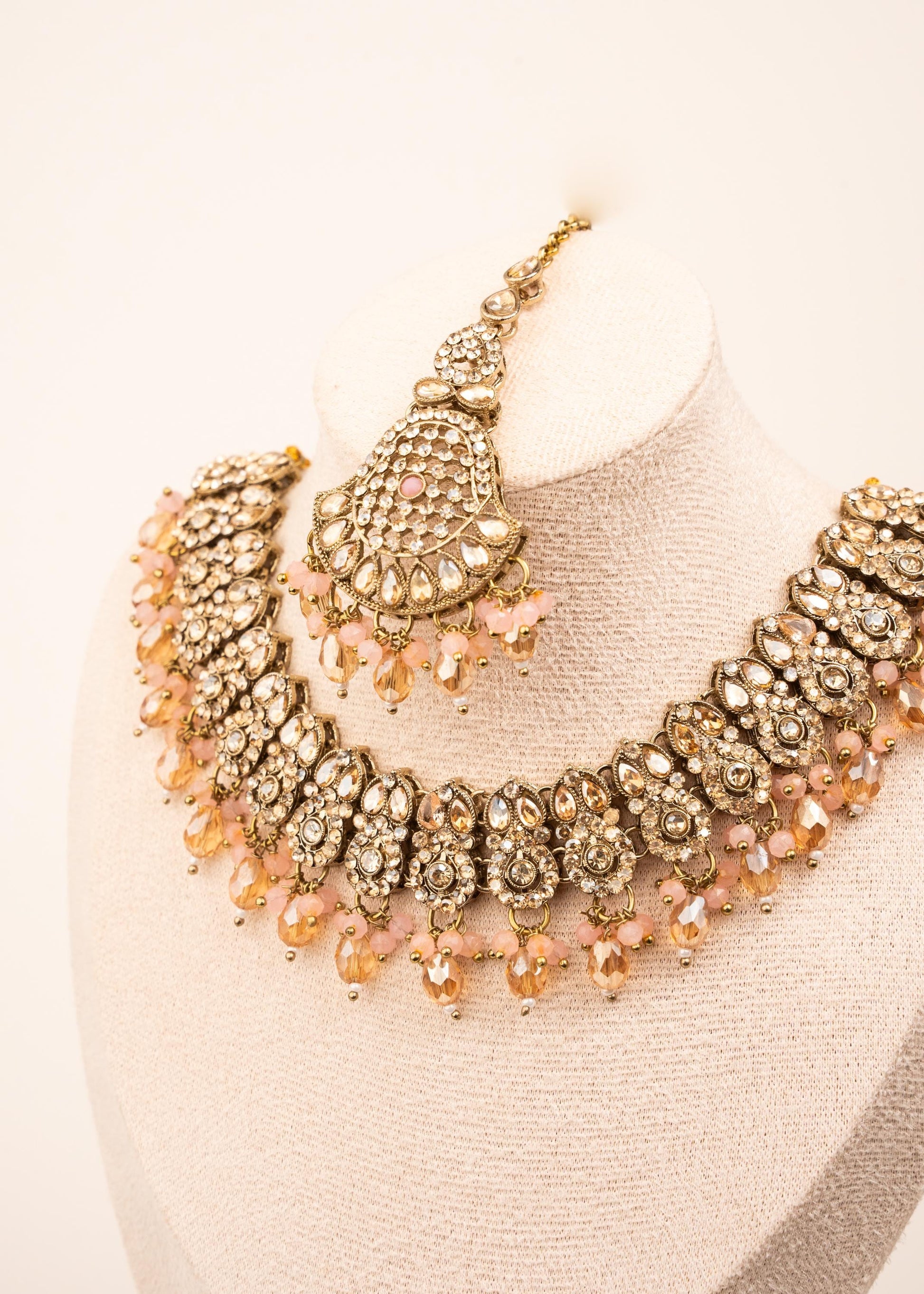 Royal Kundan Bridal Necklace Set/ Indian Wedding Jewelry/ Antique Kundan Polki Choker Set/ Pakistani Bridal Jewelley/ Meenakari Kundan Set (etsy image id: 7941097337)