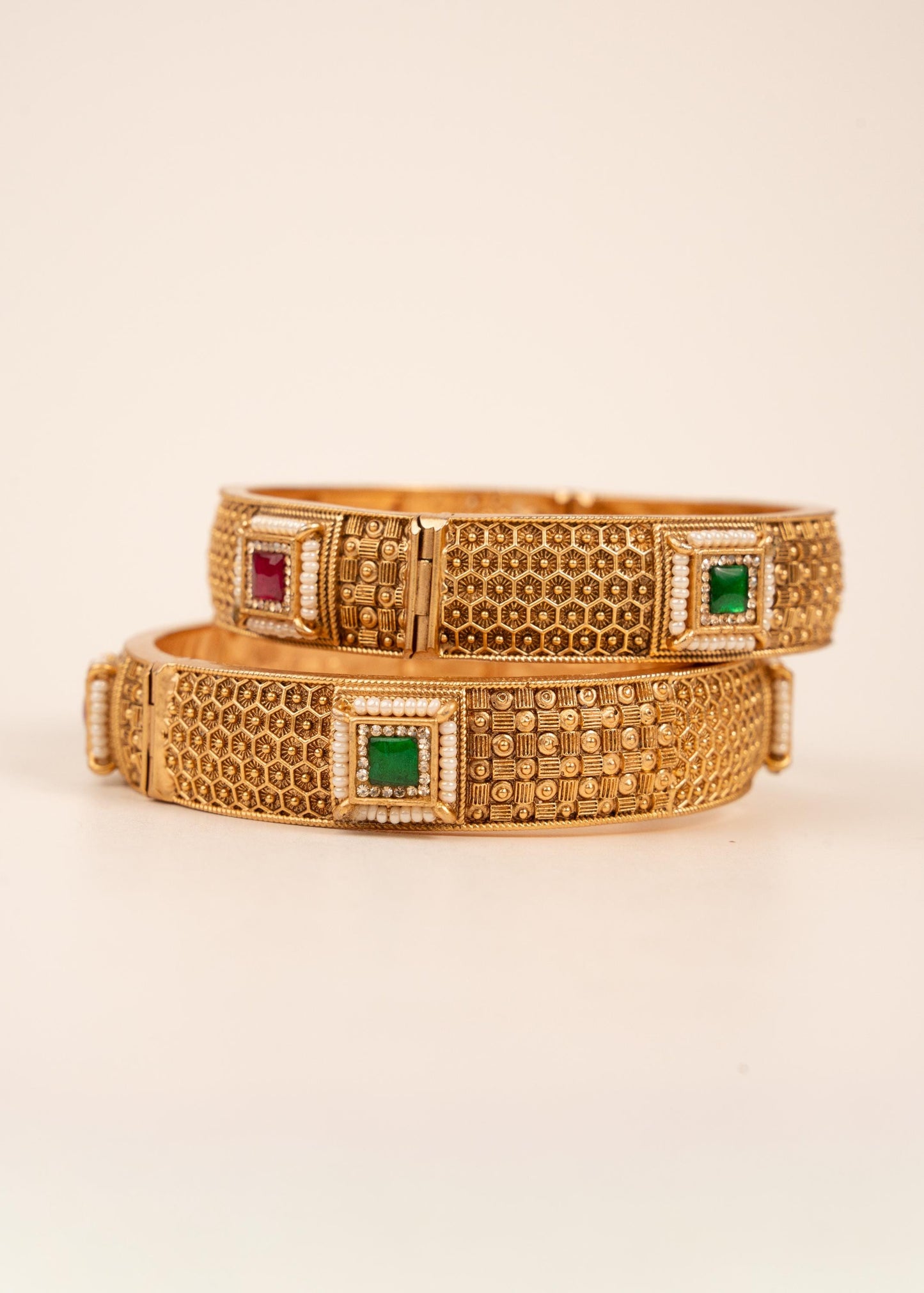 Traditional Indian Gold Bangles Set/ Wedding Bangles for Bride/ Bridal Bangles Set/ Gold Indian Kada/ Indian Jewelry/ imitation gold bangles (etsy image id: 7944332713)