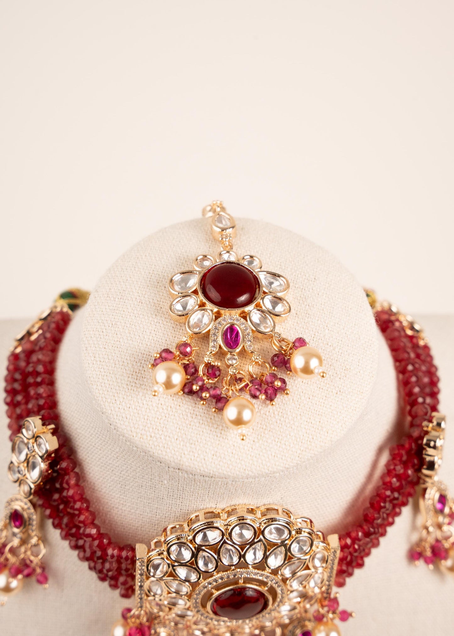 Royal Kundan Choker Necklace Set/ Indian Jewelry/ Bridal Jewelry Set/ Pakistani Jewelry/ Imitation Kundan Choker Necklace Set/ Bollywood (etsy image id: 7944534309)