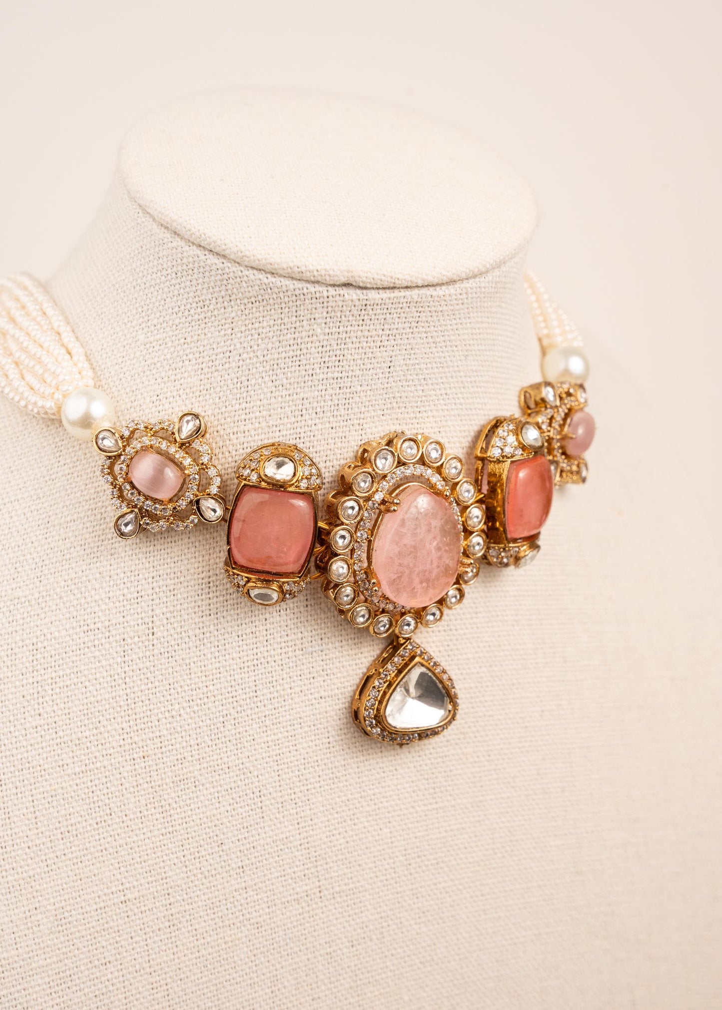 Premium Kundan Choker Necklace Set/ Bridal Kundan Jewelry Set/ Statement Bridal Jewelry for Women/ Indian Wedding Necklace/ Traditional (etsy image id: 7944576345)