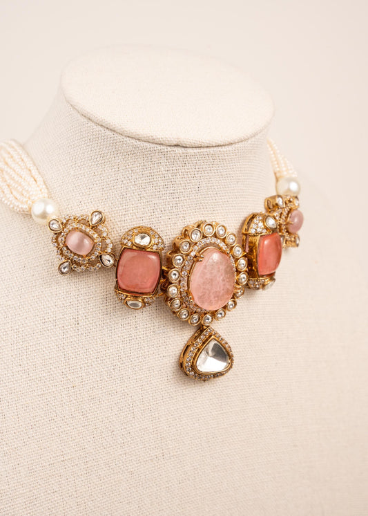 Premium Kundan Choker Necklace Set/ Bridal Kundan Jewelry Set/ Statement Bridal Jewelry for Women/ Indian Wedding Necklace/ Traditional (etsy image id: 7944576345)