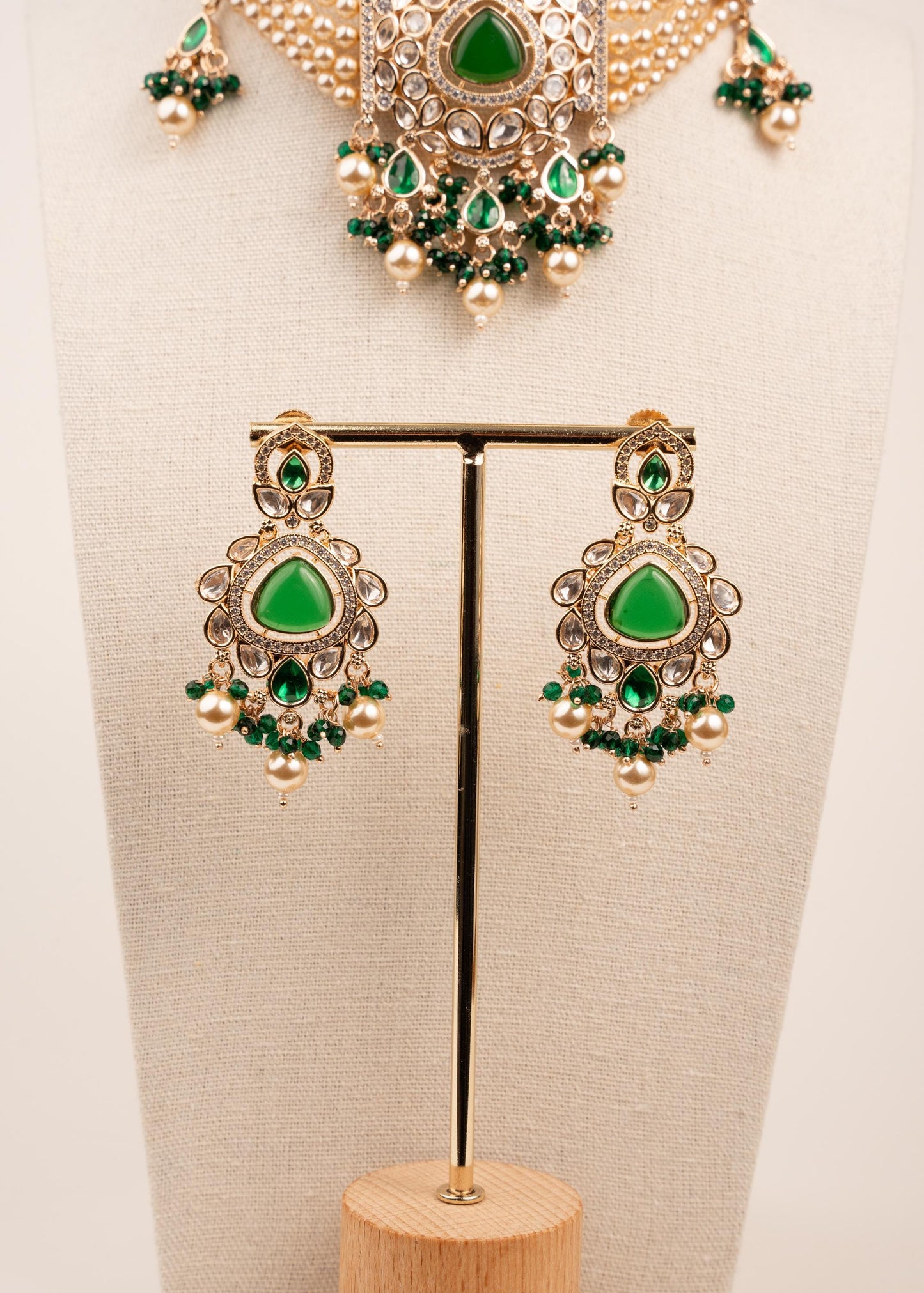 Royal Kundan Choker Necklace Set/ Indian Jewelry/ Bridal Jewelry Set/ Pakistani Jewelry/ Imitation Kundan Choker Necklace Set/ Bollywood (etsy image id: 7944619415)