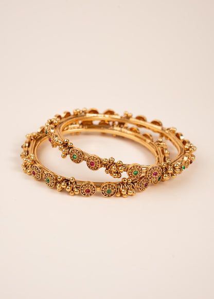 Viral Rajwadi Kada/ Pachali Bangles/ Bracelets/ Meenakari Indian Bangles/ Kundan Bridal Bangles/ Gold Plated Bangles/ Heritage Bangles/ (etsy image id: 7957459905)