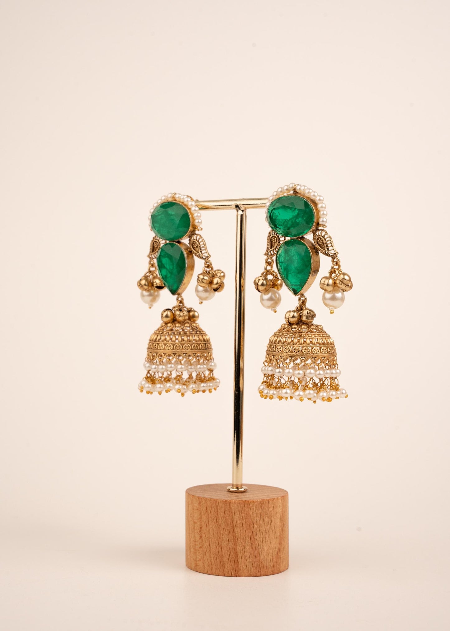 Premium Quality kundan Kashmiri Earrings/ Kashmiri Indian Jewelry/ Ghugroo Earrings/ Gold Plated Earrings/ Statement Earrings/ Jhumkas (etsy image id: 7974128018)