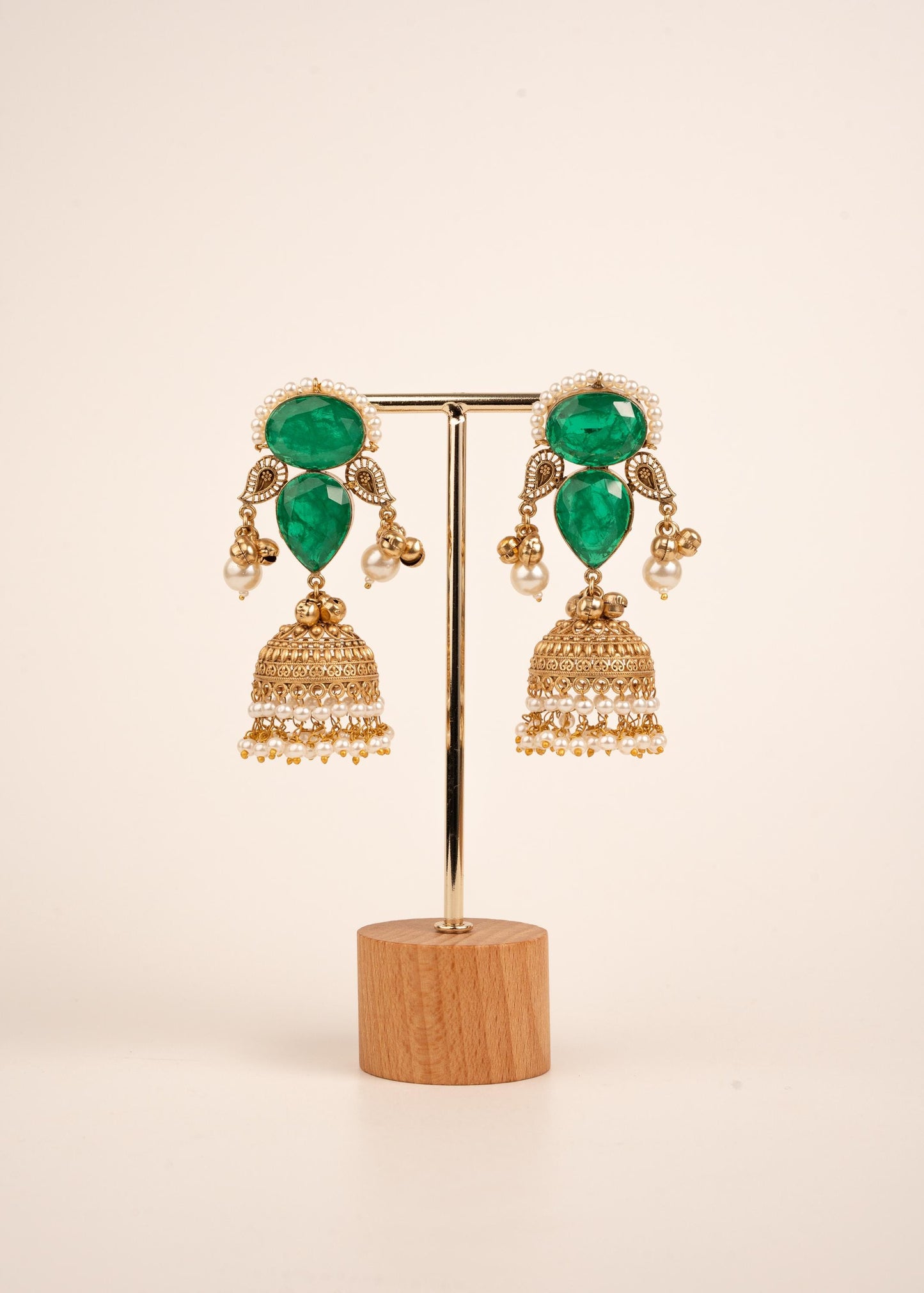 Premium Quality kundan Kashmiri Earrings/ Kashmiri Indian Jewelry/ Ghugroo Earrings/ Gold Plated Earrings/ Statement Earrings/ Jhumkas (etsy image id: 7974128022)