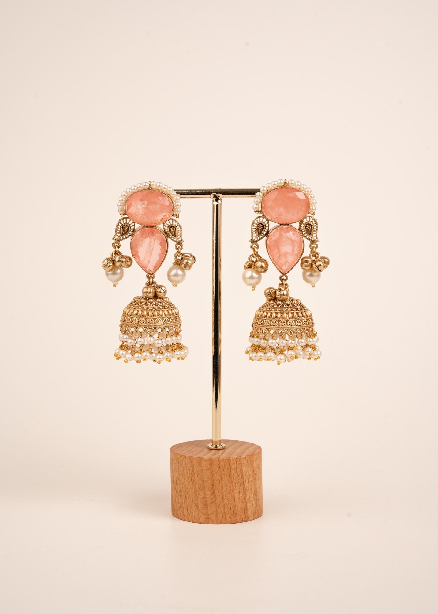 Premium Quality kundan Kashmiri Earrings/ Kashmiri Indian Jewelry/ Ghugroo Earrings/ Gold Plated Earrings/ Statement Earrings/ Jhumkas (etsy image id: 7974131718)