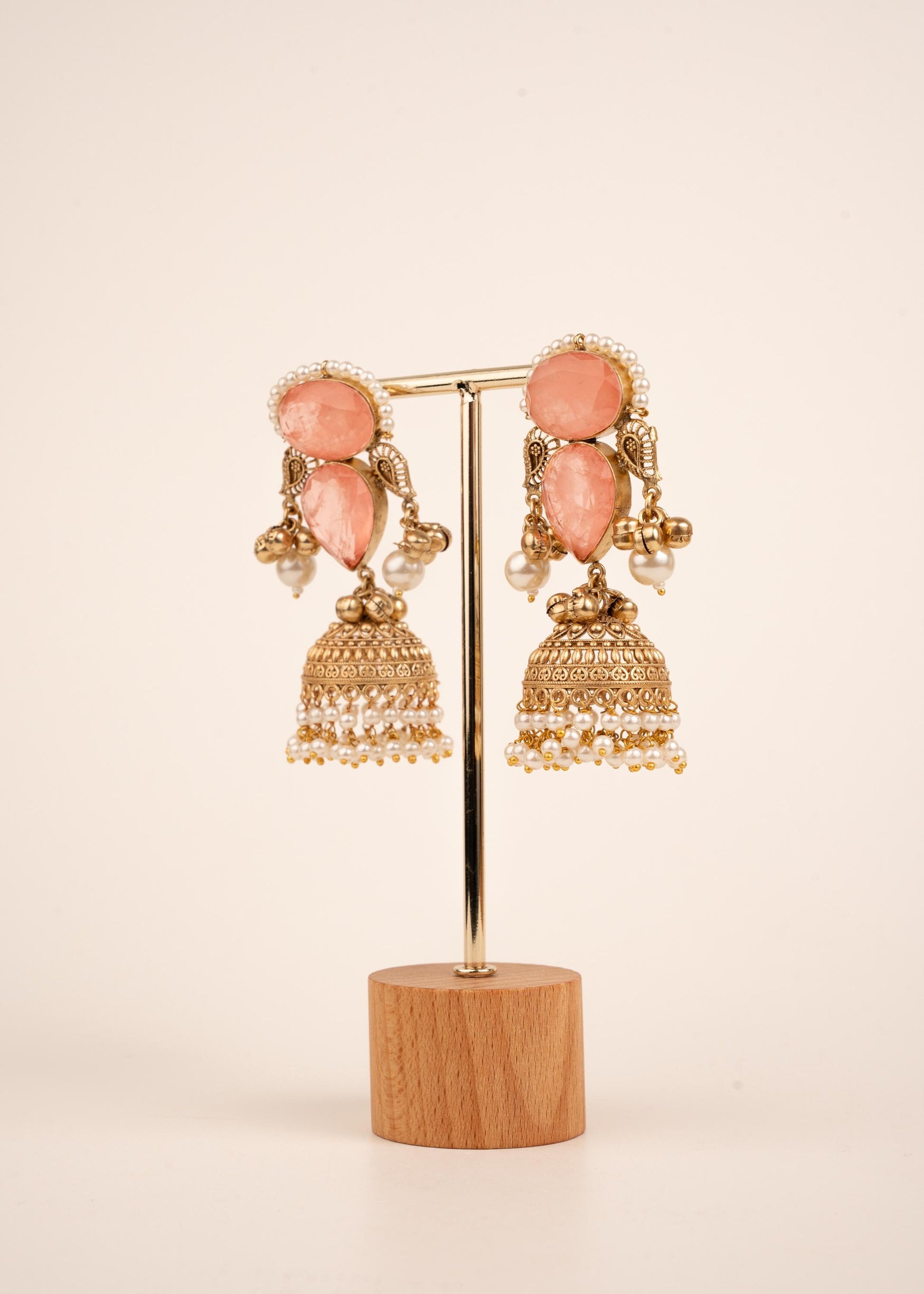 Premium Quality kundan Kashmiri Earrings/ Kashmiri Indian Jewelry/ Ghugroo Earrings/ Gold Plated Earrings/ Statement Earrings/ Jhumkas (etsy image id: 8022082419)