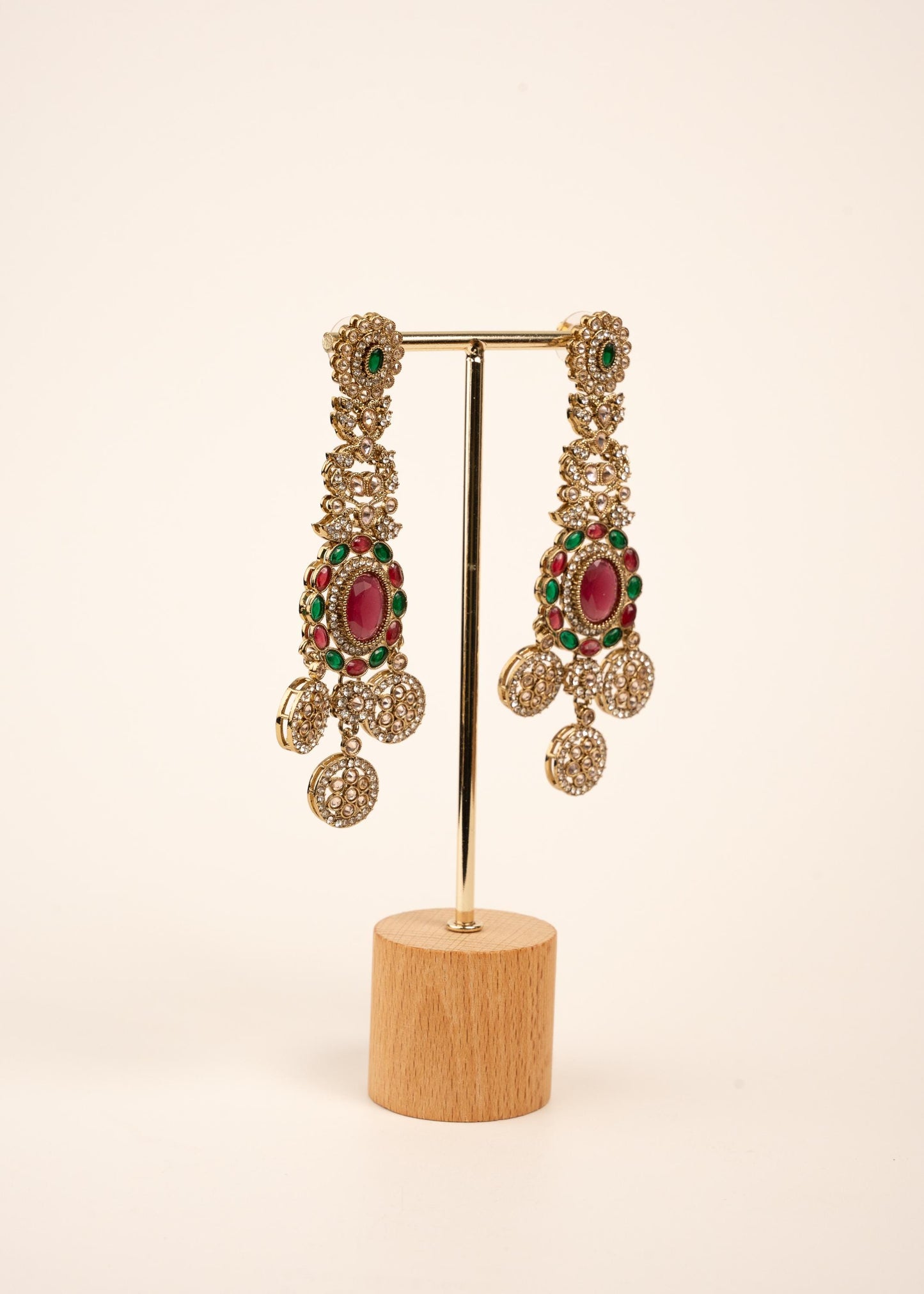Royal Kundan Chandelier Earrings/ Maharani Style Chandelier Earrings/ Statement Earrings/ Oversized Wedding Earrings/ Traditional Earrings