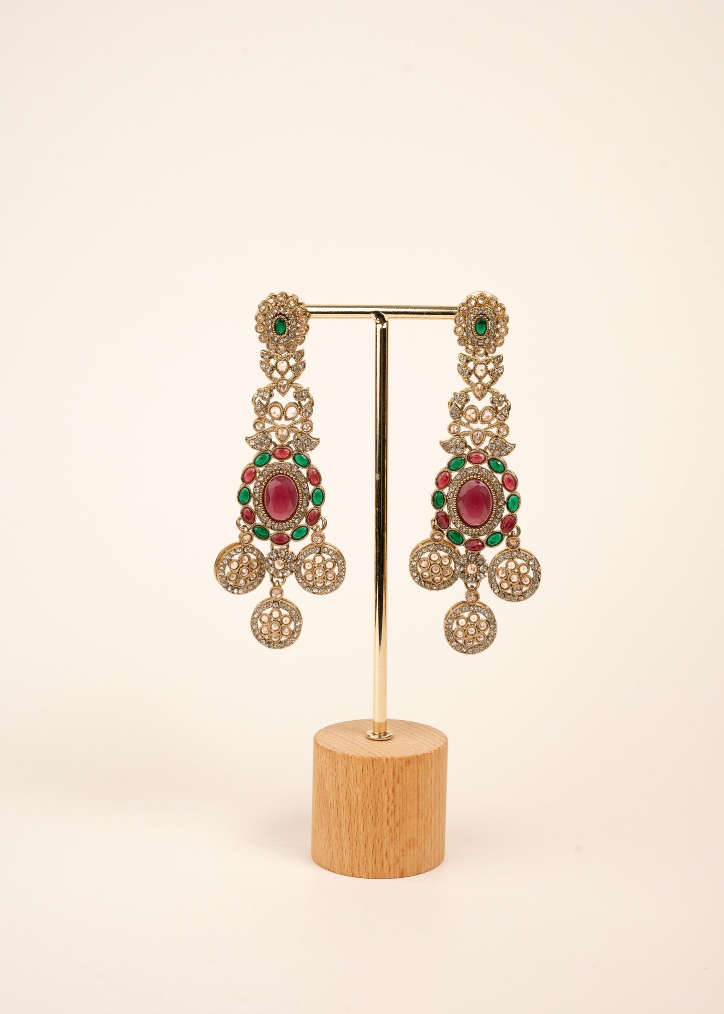 Royal Kundan Chandelier Earrings/ Maharani Style Chandelier Earrings/ Statement Earrings/ Oversized Wedding Earrings/ Traditional Earrings