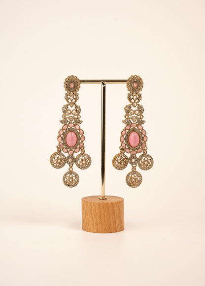 Royal Kundan Chandelier Earrings/ Maharani Style Chandelier Earrings/ Statement Earrings/ Oversized Wedding Earrings/ Traditional Earrings