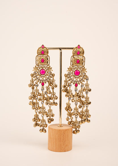 Viral Kashmiri Ghungroo Earrings/ Indian Jewelry/ Statement Earrings/ Traditional Jewelry/ Festive Wear/ Birdal Jewelry/ Pakistani Jewelry
