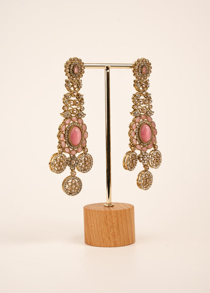 Royal Kundan Chandelier Earrings/ Maharani Style Chandelier Earrings/ Statement Earrings/ Oversized Wedding Earrings/ Traditional Earrings