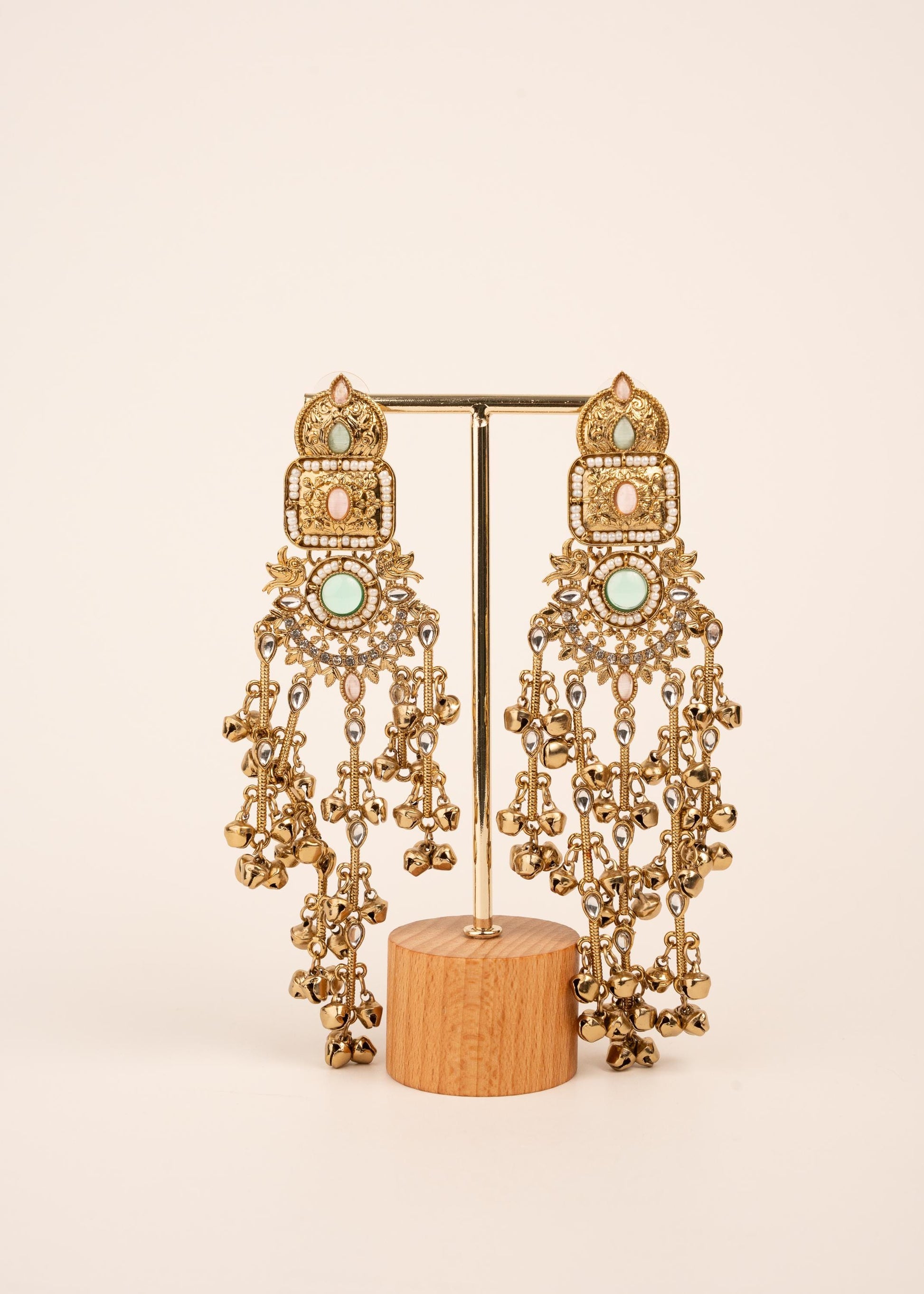 Viral Kashmiri Ghungroo Earrings/ Indian Jewelry/ Statement Earrings/ Traditional Jewelry/ Festive Wear/ Birdal Jewelry/ Pakistani Jewelry