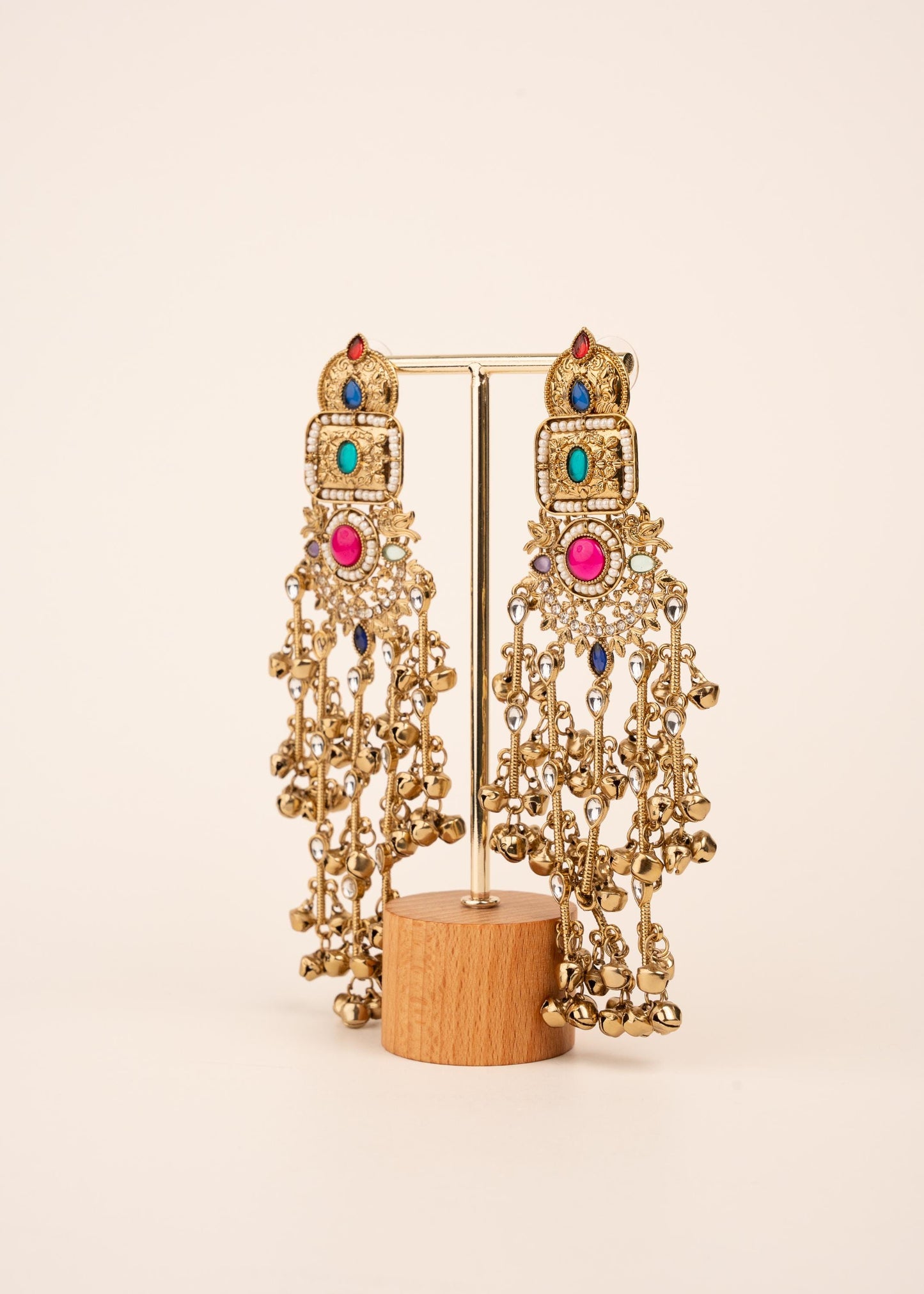 Viral Kashmiri Ghungroo Earrings/ Indian Jewelry/ Statement Earrings/ Traditional Jewelry/ Festive Wear/ Birdal Jewelry/ Pakistani Jewelry