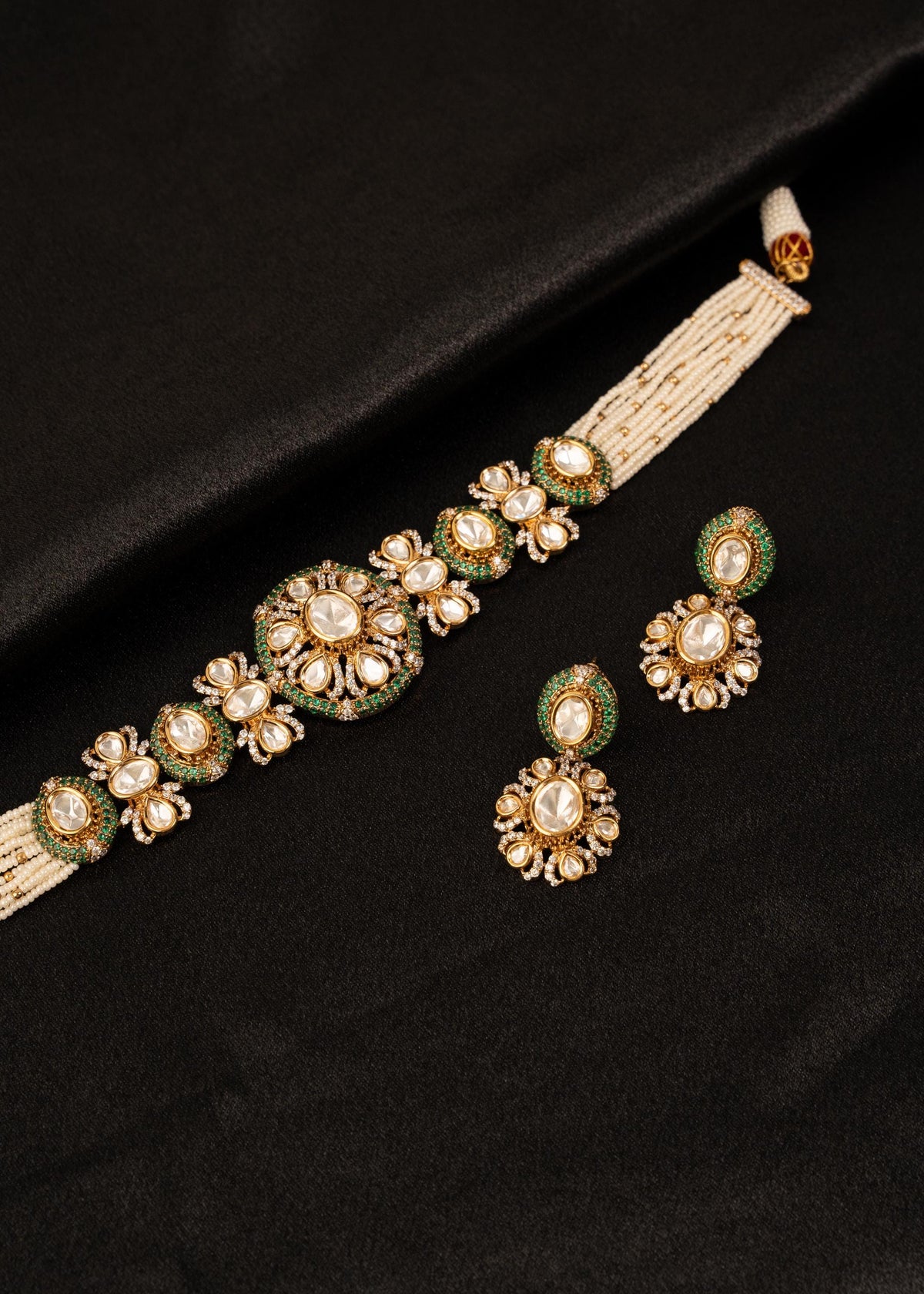 Exclusive Kundan Choker Necklace Set/ Indian Jewelry/ Wedding Jewelry/ Party Wear Jewelry/ Indian Necklace/ Bollywood Jewelry/ Bridesmaid