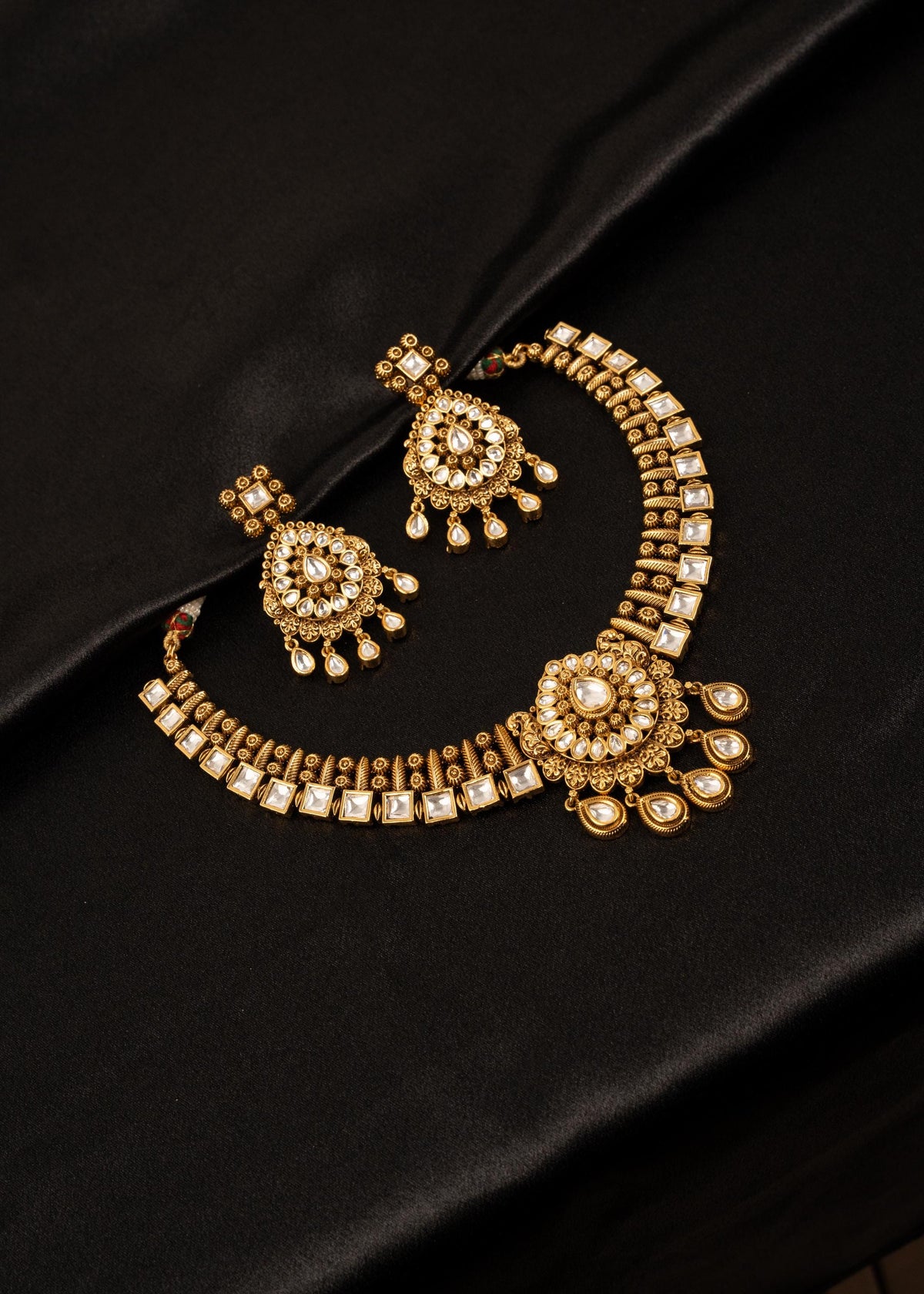 High Quality Kundan Choker Necklace Set/ Indian Jewelry/ Traditional  Jewelry/ Wedding Jewelry/ Statement Necklace/ Antique Choker Necklace