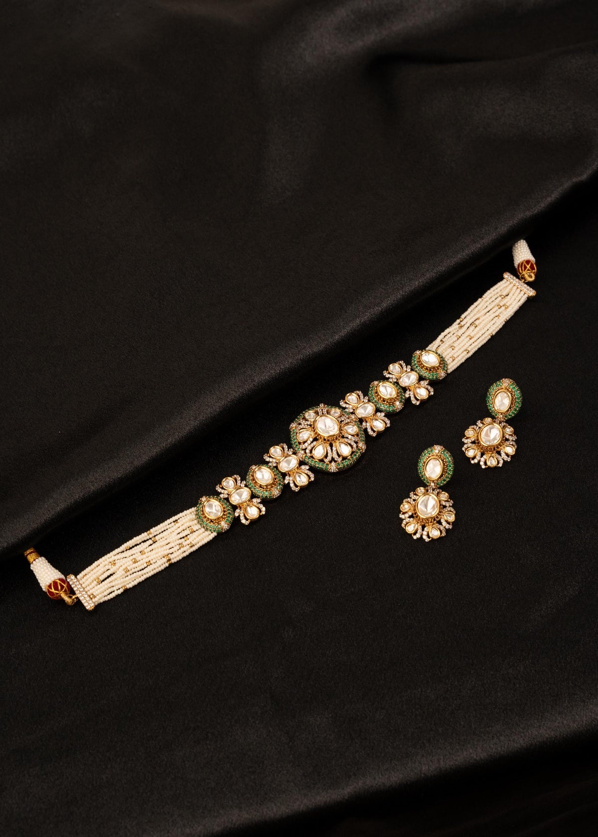 Exclusive Kundan Choker Necklace Set/ Indian Jewelry/ Wedding Jewelry/ Party Wear Jewelry/ Indian Necklace/ Bollywood Jewelry/ Bridesmaid
