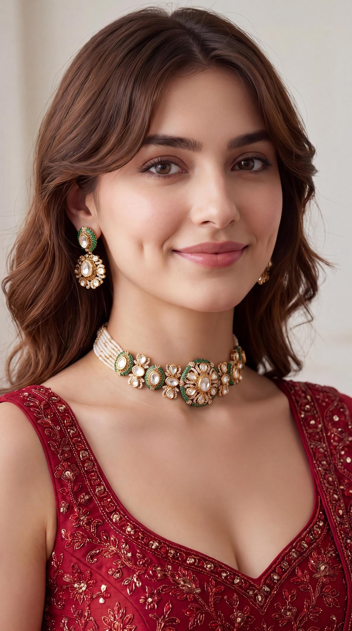 Exclusive Kundan Choker Necklace Set/ Indian Jewelry/ Wedding Jewelry/ Party Wear Jewelry/ Indian Necklace/ Bollywood Jewelry/ Bridesmaid