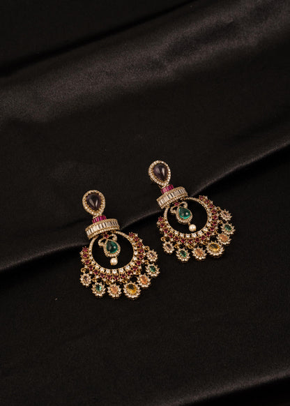 Premium Kundan Pearl Earrings/ Statement Jhumkas/ Indian Earrings/ Wedding Jewelry/ Gold Plated Earrings/ Bridesmaid Jewelry/ Long Earrings