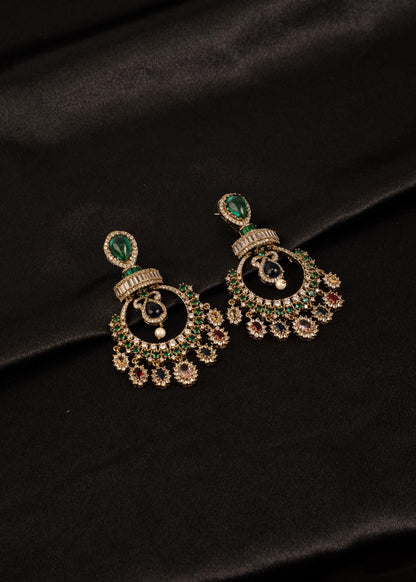 Premium Kundan Pearl Earrings/ Statement Jhumkas/ Indian Earrings/ Wedding Jewelry/ Gold Plated Earrings/ Bridesmaid Jewelry/ Long Earrings