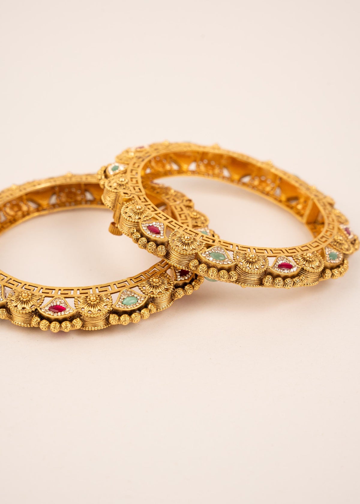 High Quality Rajwadi Kada Bangles/ Openable Bangles/ Kundan Meenakari Bangles/ Indian Wedding Bangles/ Gold Plated Kada Bangles
