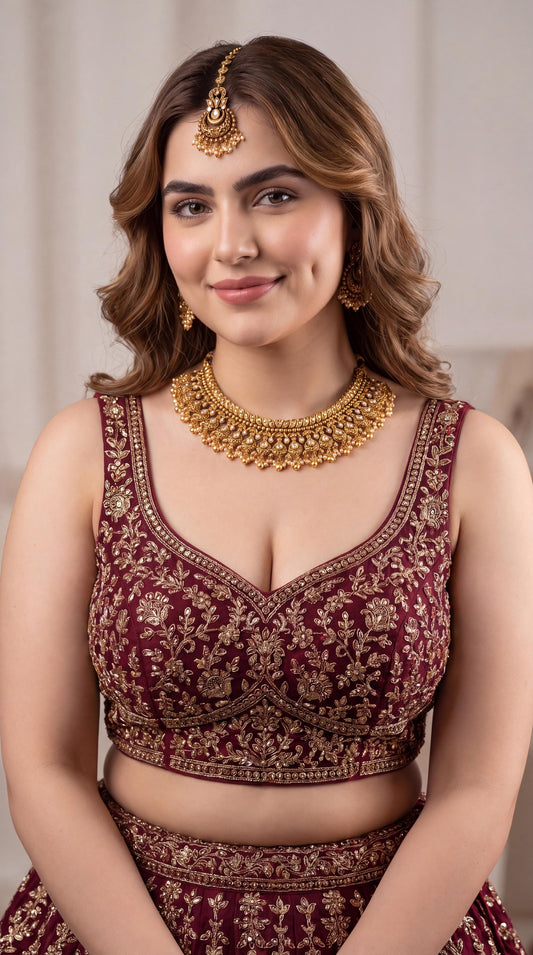 Premium Gold Plated Choker Necklace Set/ Indian Bridal Necklace/ Antique Jewelry/ Wedding Jewelry/ Kundan Jewelry/ Golden Beads Necklace __etsy:8720086527